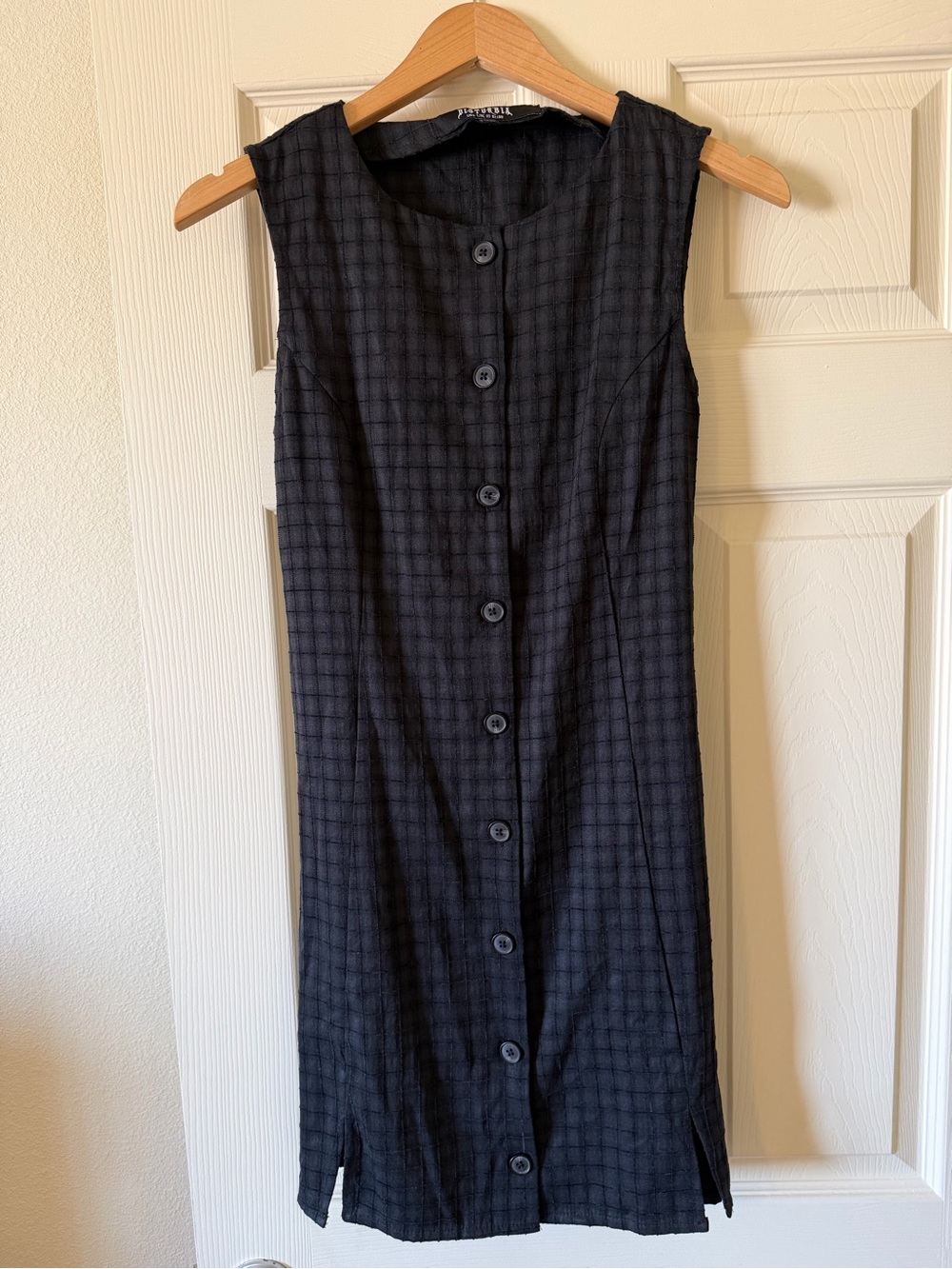 Disturbia checked mini dress